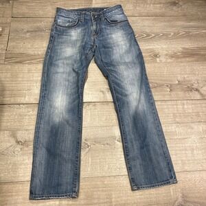 Mavi Jeans Zach Low Rise Easy Straight Leg Denim‎ Pants Mens 30x32 Blue